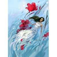 Dijital Çizimler Kadınlar - Kanvas Tablo