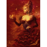 Dijital Çizimler Kadınlar - Kanvas Tablo