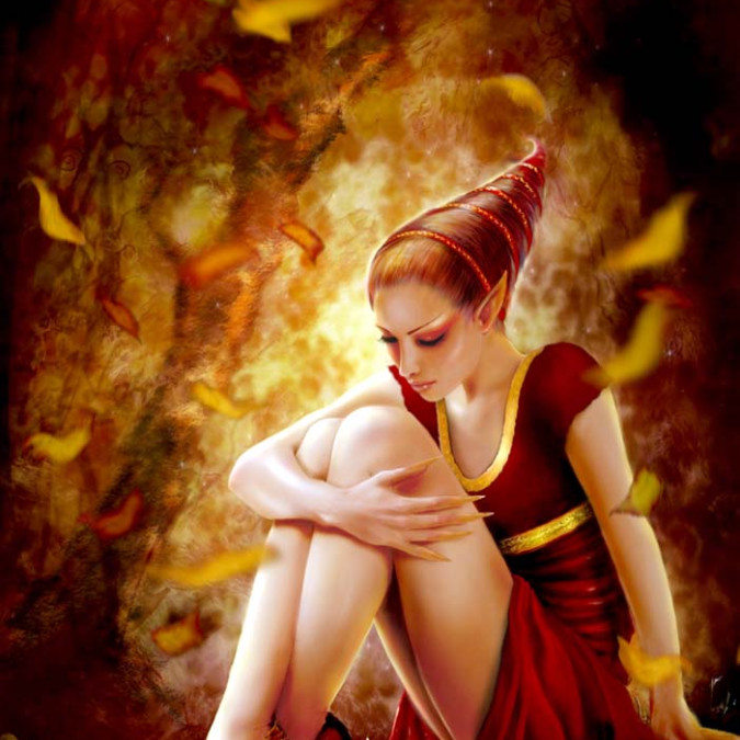 Dijital Çizimler Kadınlar - Kanvas Tablo