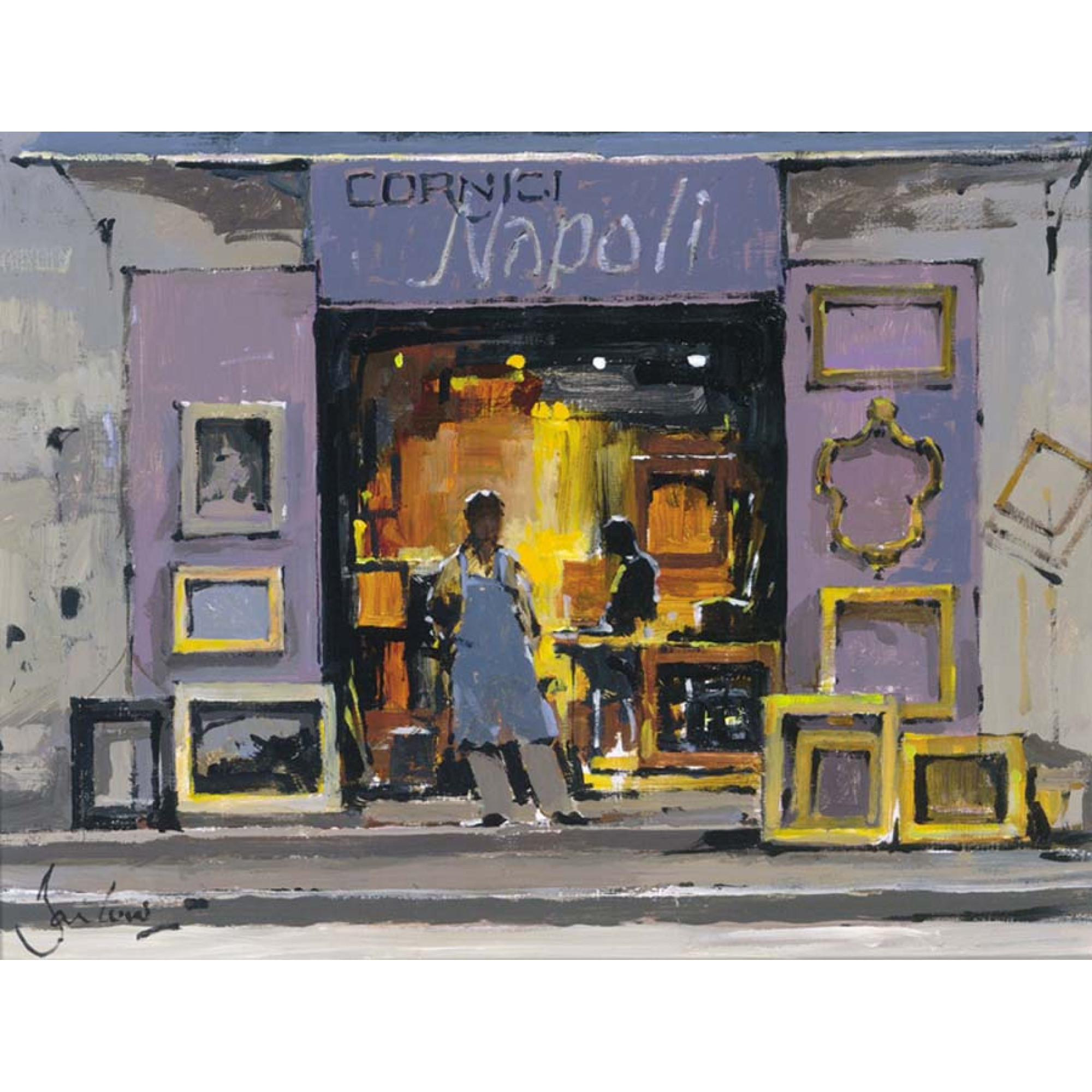 Sokak Manzaraları - Kanvas Tablo