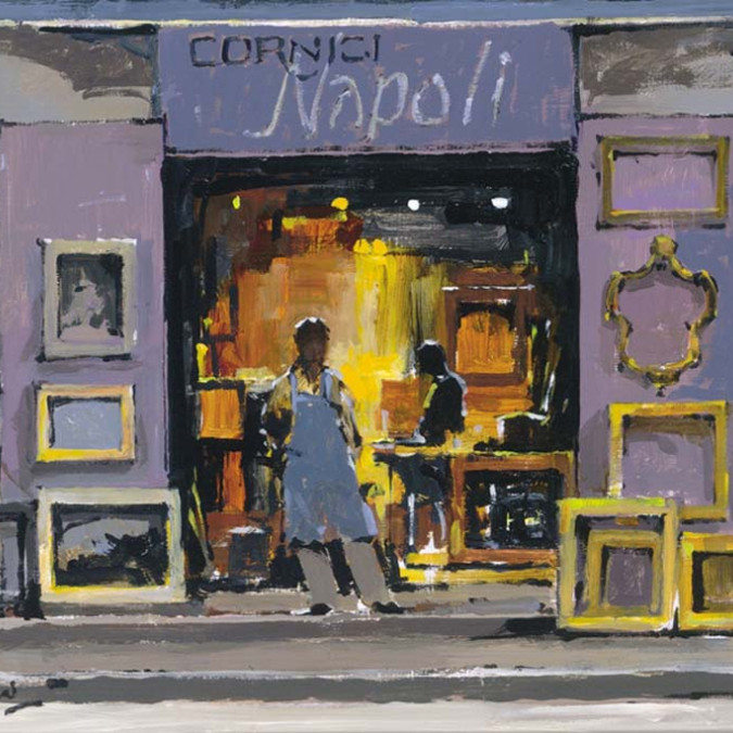 Sokak Manzaraları - Kanvas Tablo