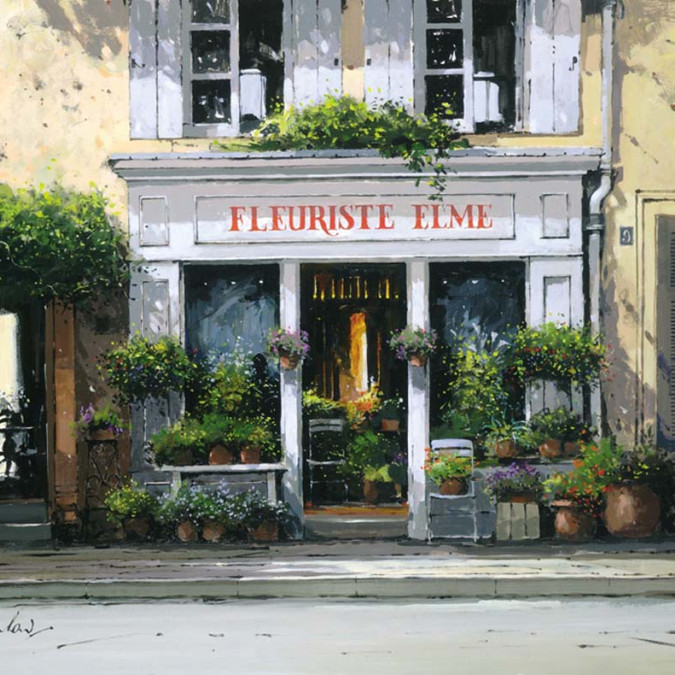 Sokak Manzaraları - Kanvas Tablo