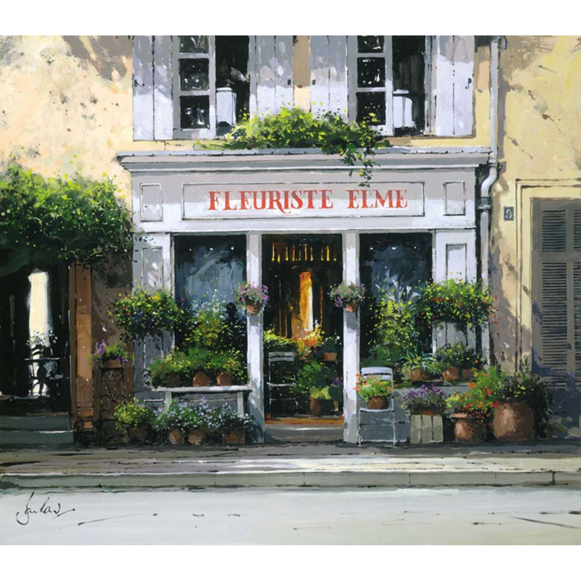 Sokak Manzaraları - Kanvas Tablo