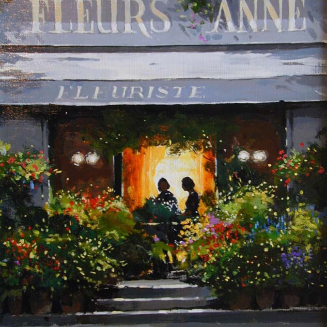 Sokak Manzaraları - Kanvas Tablo