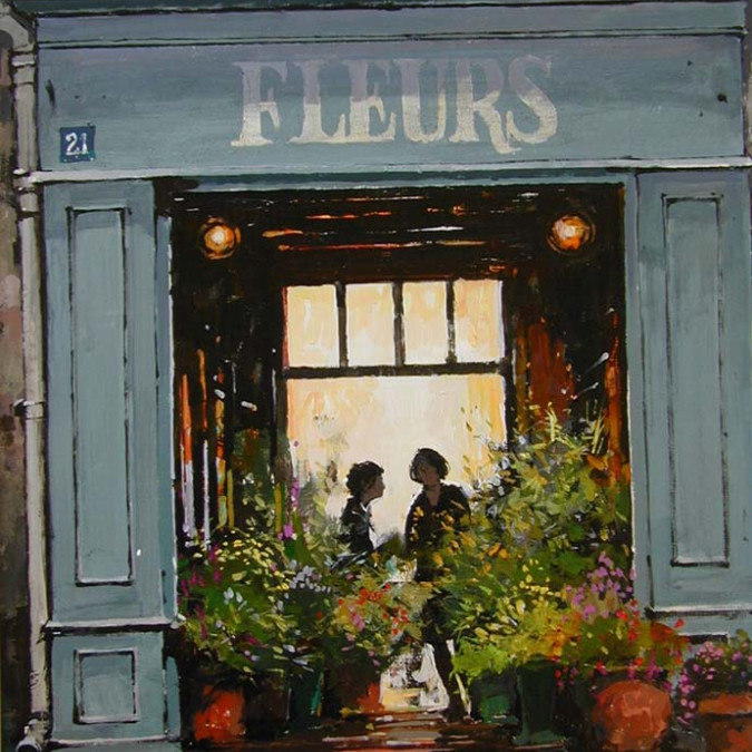 Sokak Manzaraları - Kanvas Tablo