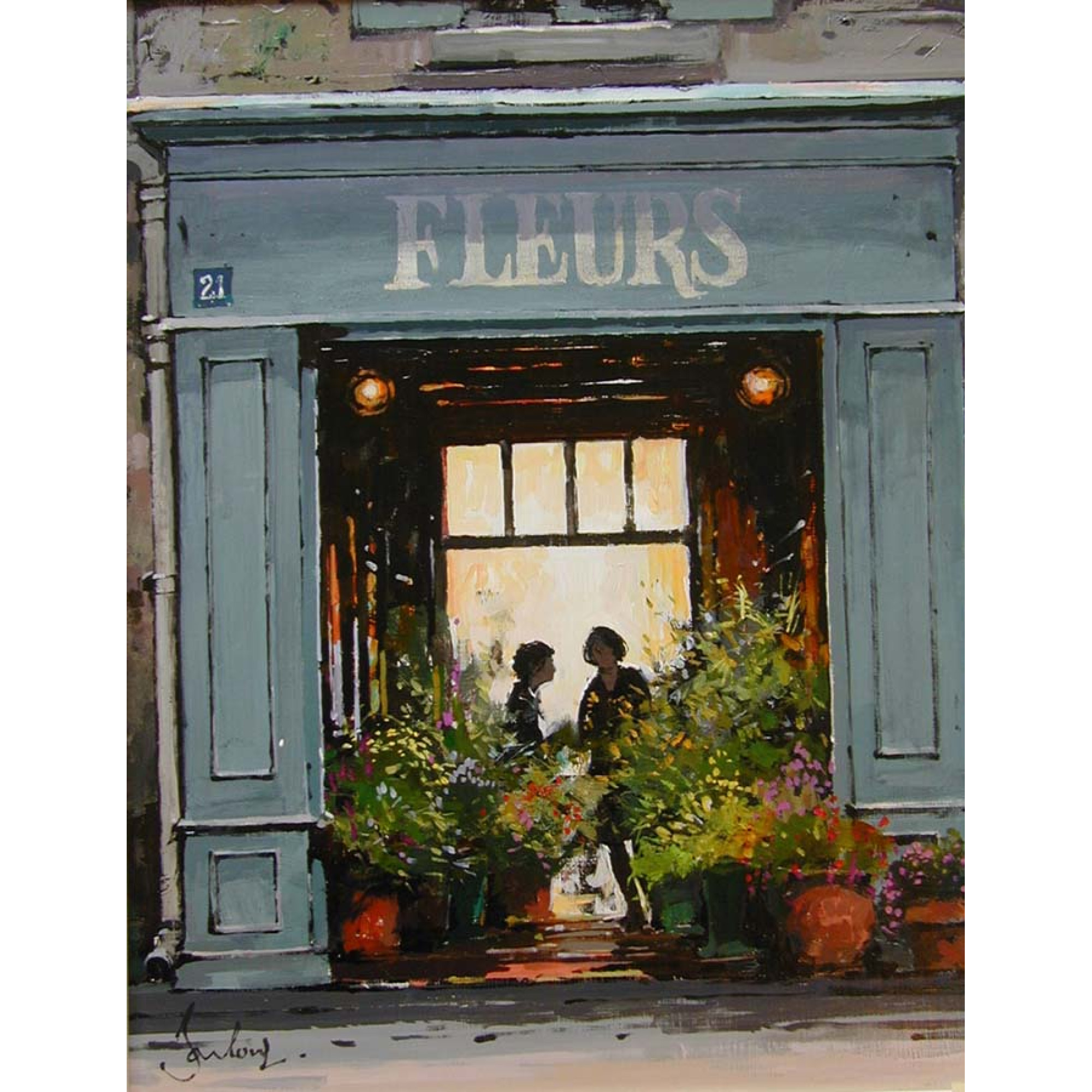 Sokak Manzaraları - Kanvas Tablo