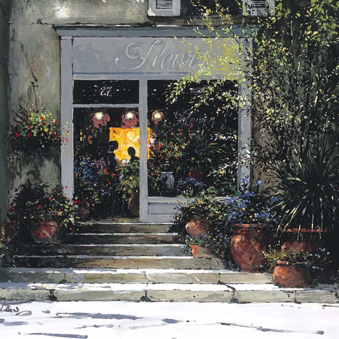 Sokak Manzaraları - Kanvas Tablo