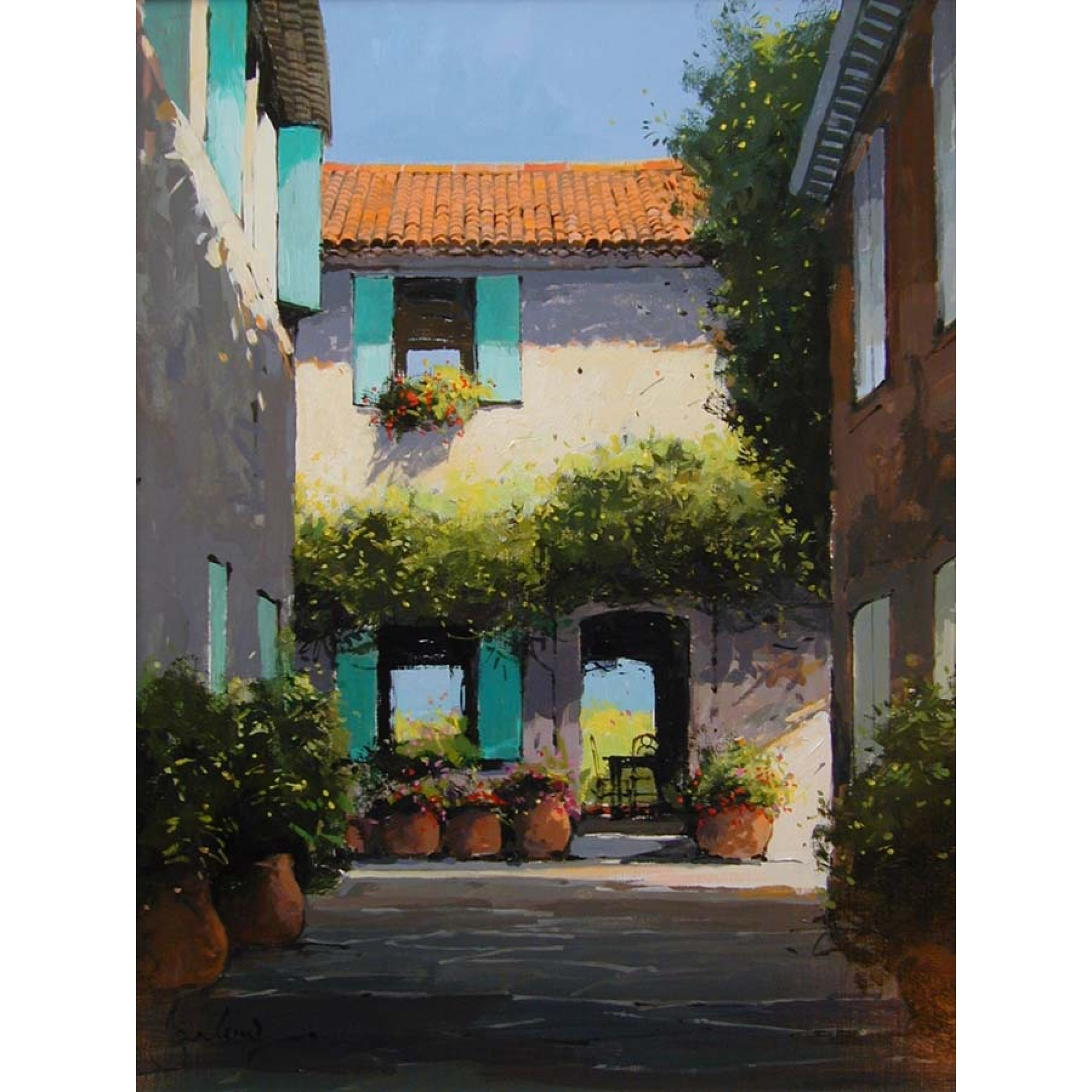 Sokak Manzaraları - Kanvas Tablo