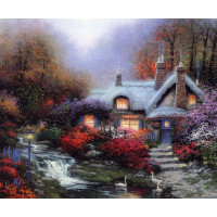 Ev Bahçe Manzaralarını - Kanvas Tablo