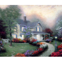 Ev Bahçe Manzaralarını - Kanvas Tablo