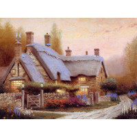 Ev Bahçe Manzaralarını - Kanvas Tablo