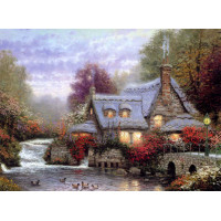 Ev Bahçe Manzaralarını - Kanvas Tablo