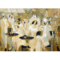 Cafe Restoran Manzaraları - Kanvas Tablo