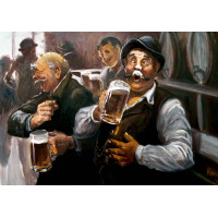 Cafe Restoran Manzaraları - Kanvas Tablo