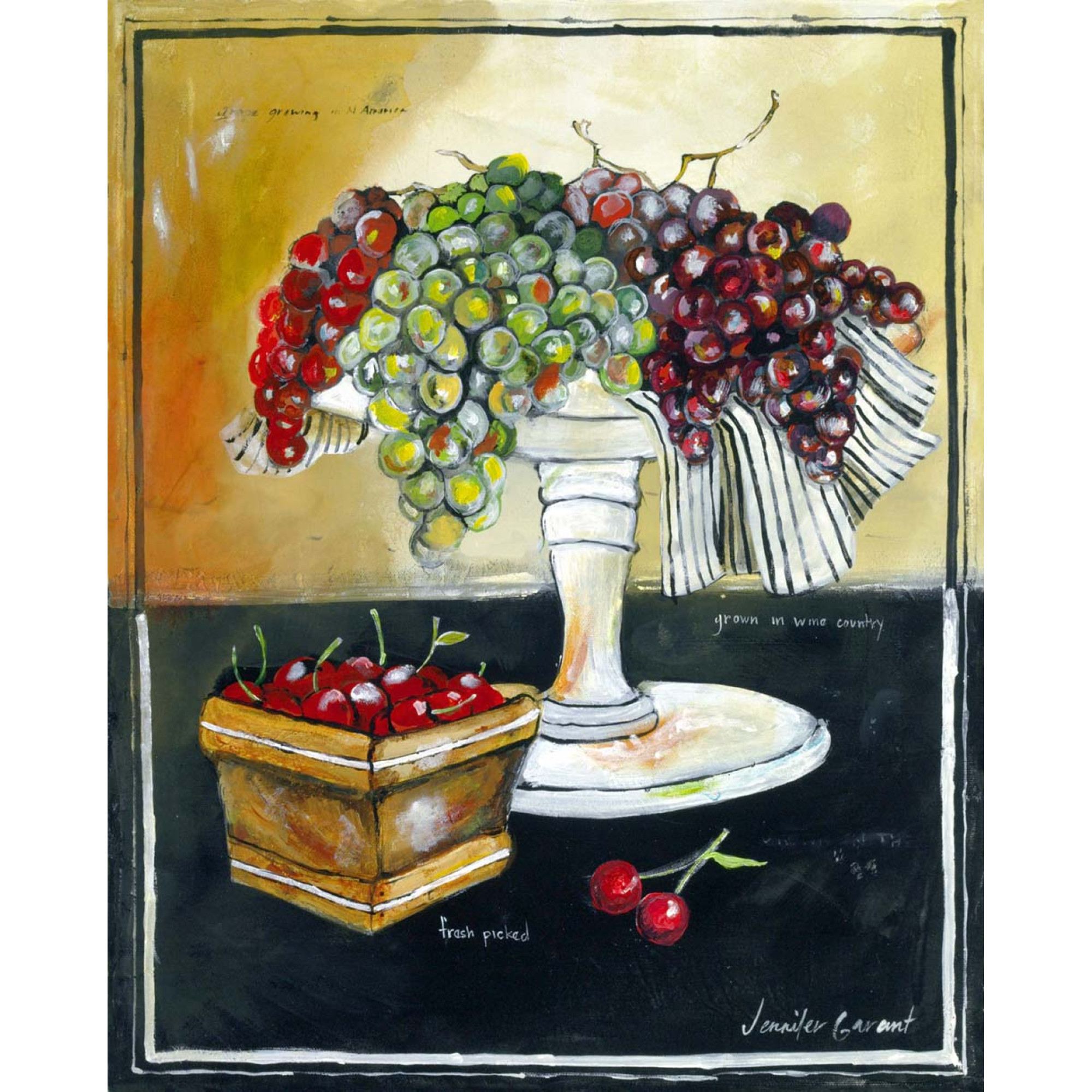 Yiyecek & İçecek - Kanvas Tablo