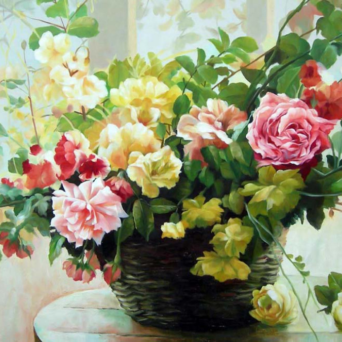 Natürmort - Kanvas Tablo