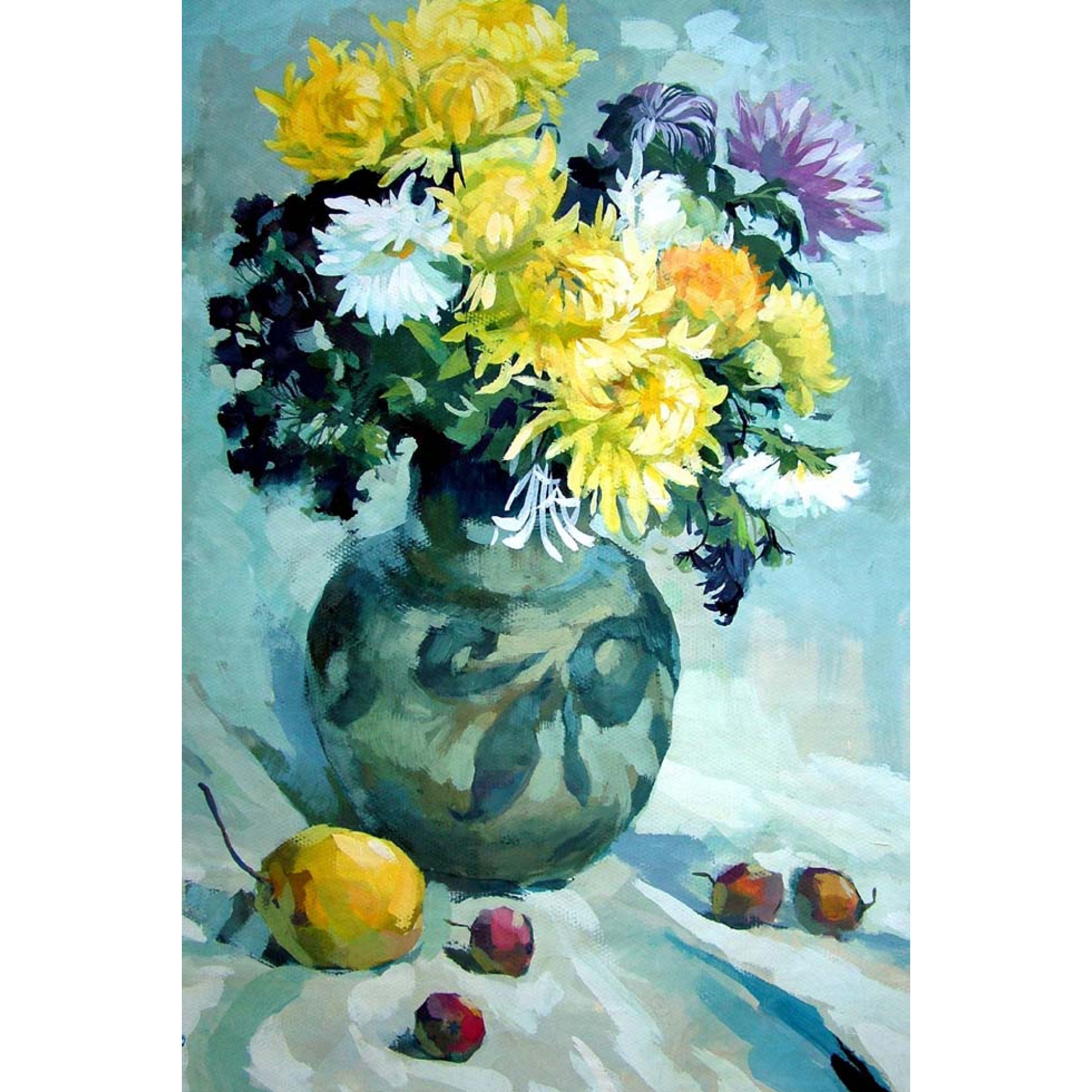 Natürmort - Kanvas Tablo