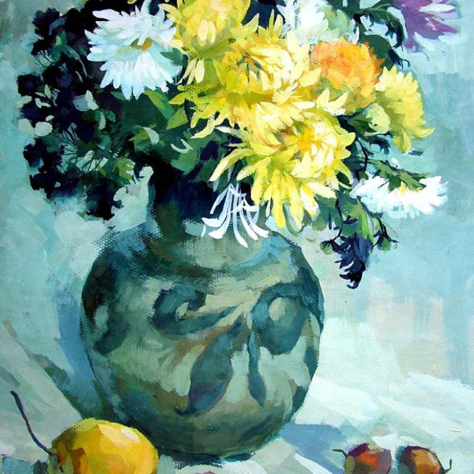 Natürmort - Kanvas Tablo