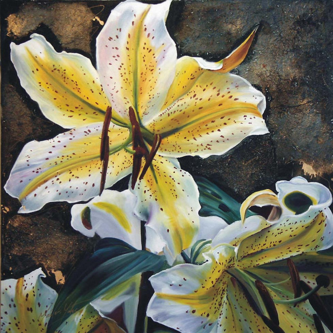 Çiçekler - Kanvas Tablo