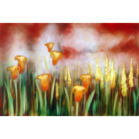 Çiçekler - Kanvas Tablo