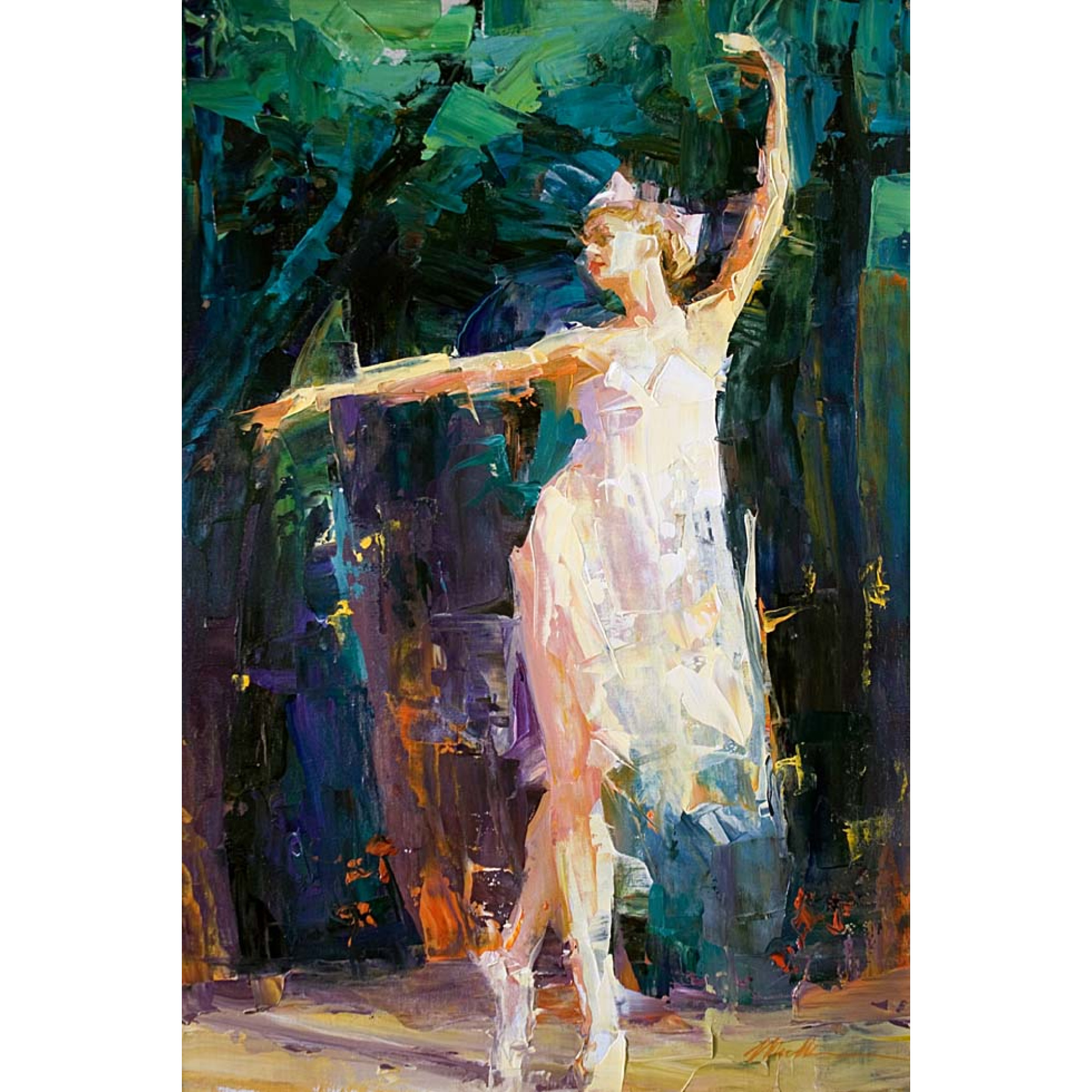 Balerin - Kanvas Tablo