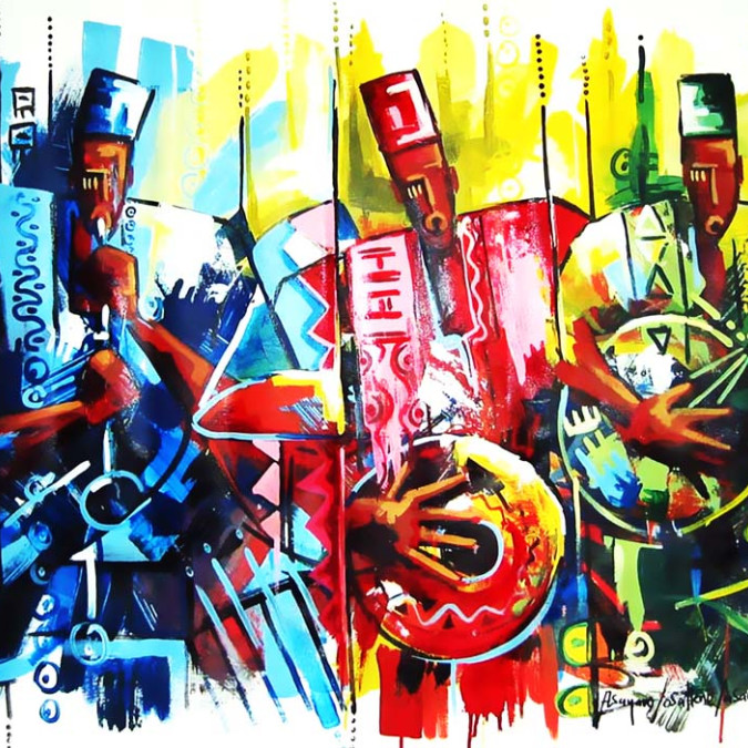 Dans & Müzik - Kanvas Tablo