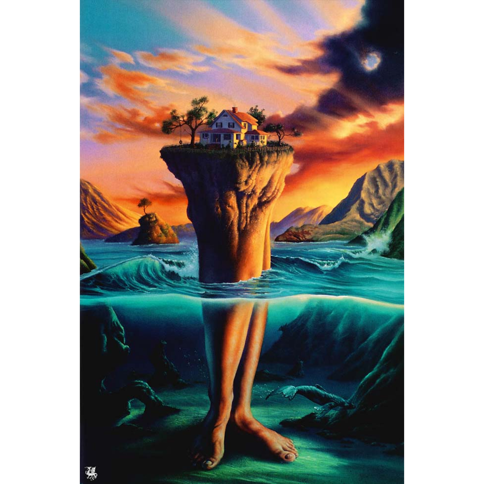 Sürreal - Kanvas Tablo