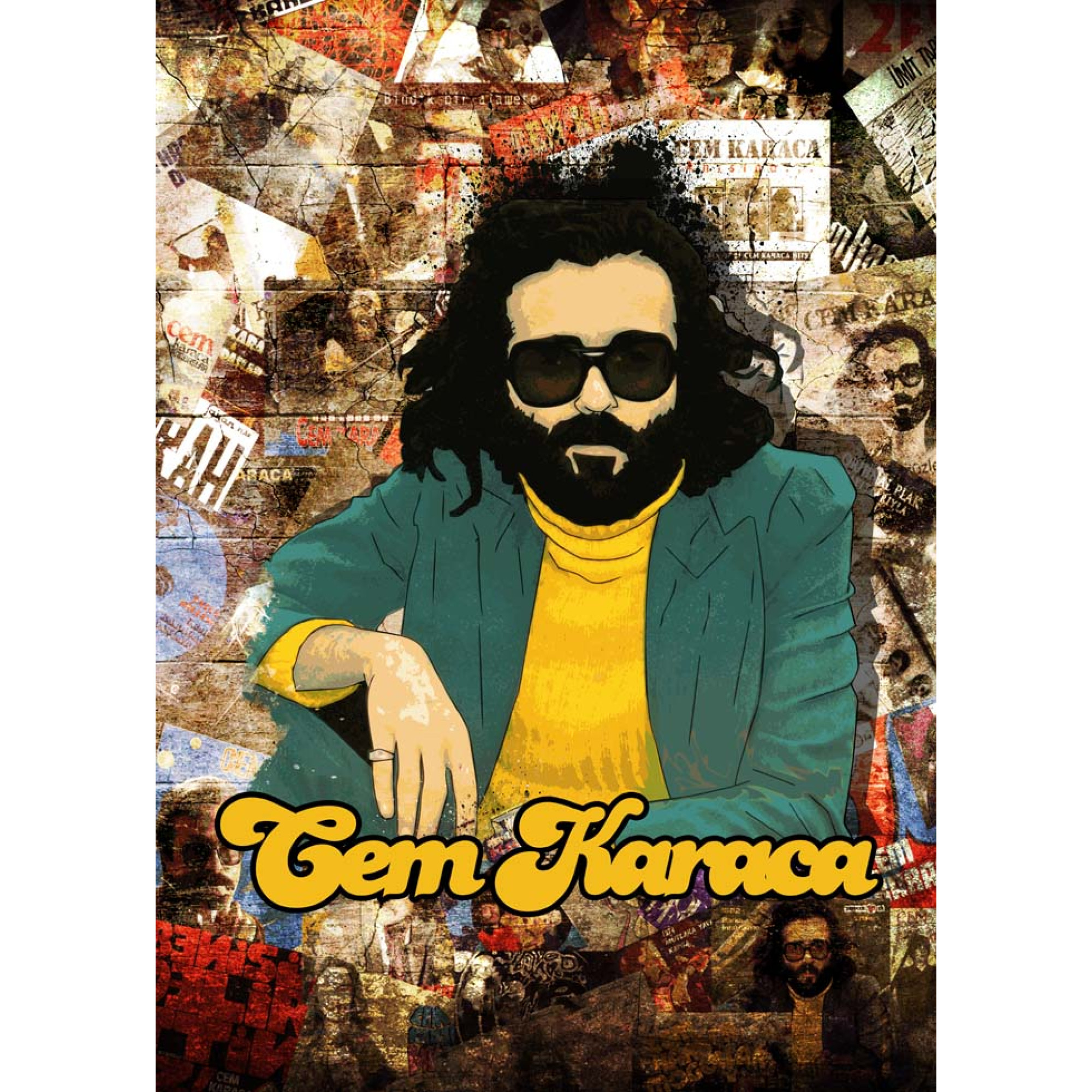 Ünlüler - Kanvas Tablo