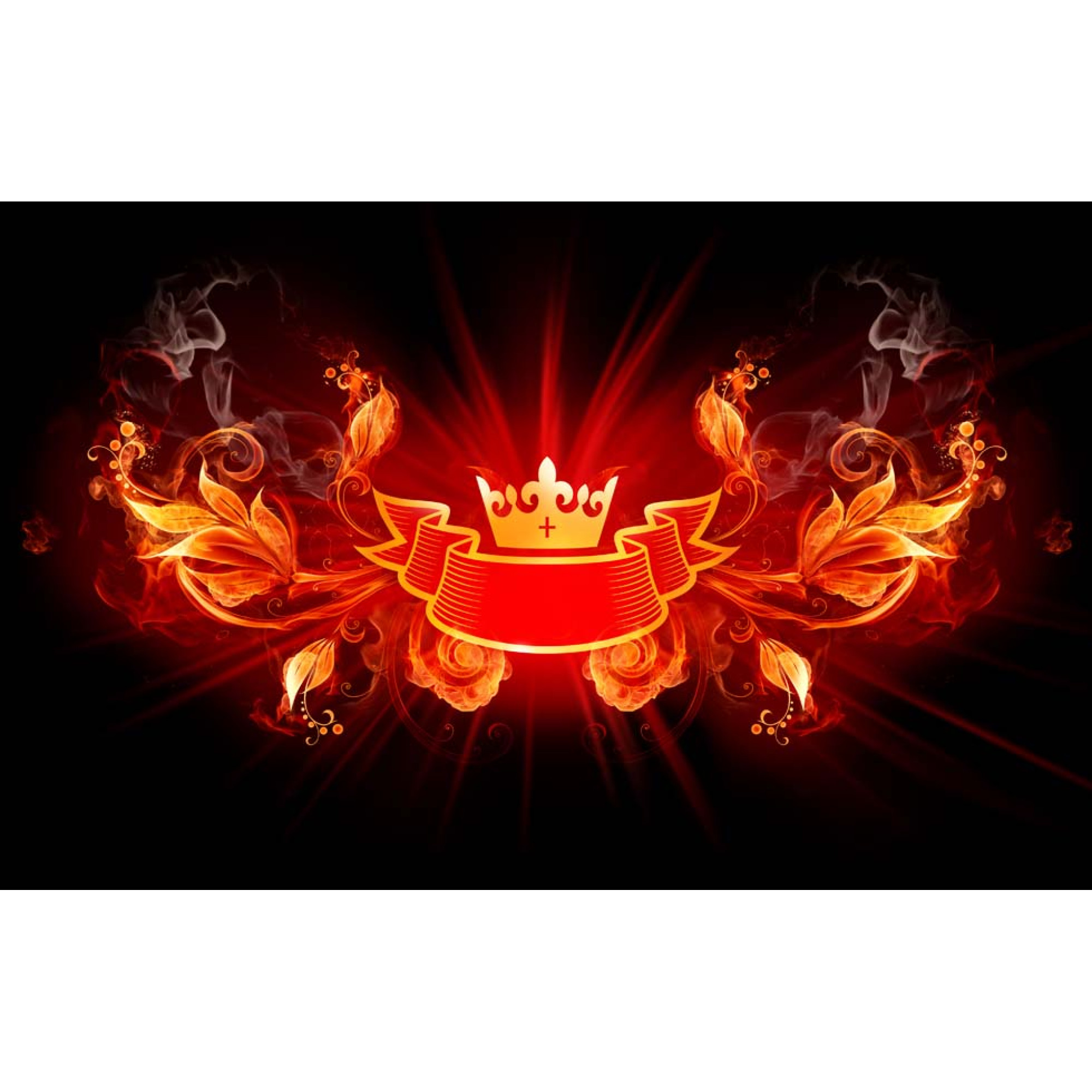 Alev - Duman - Su Kanvas Tablo