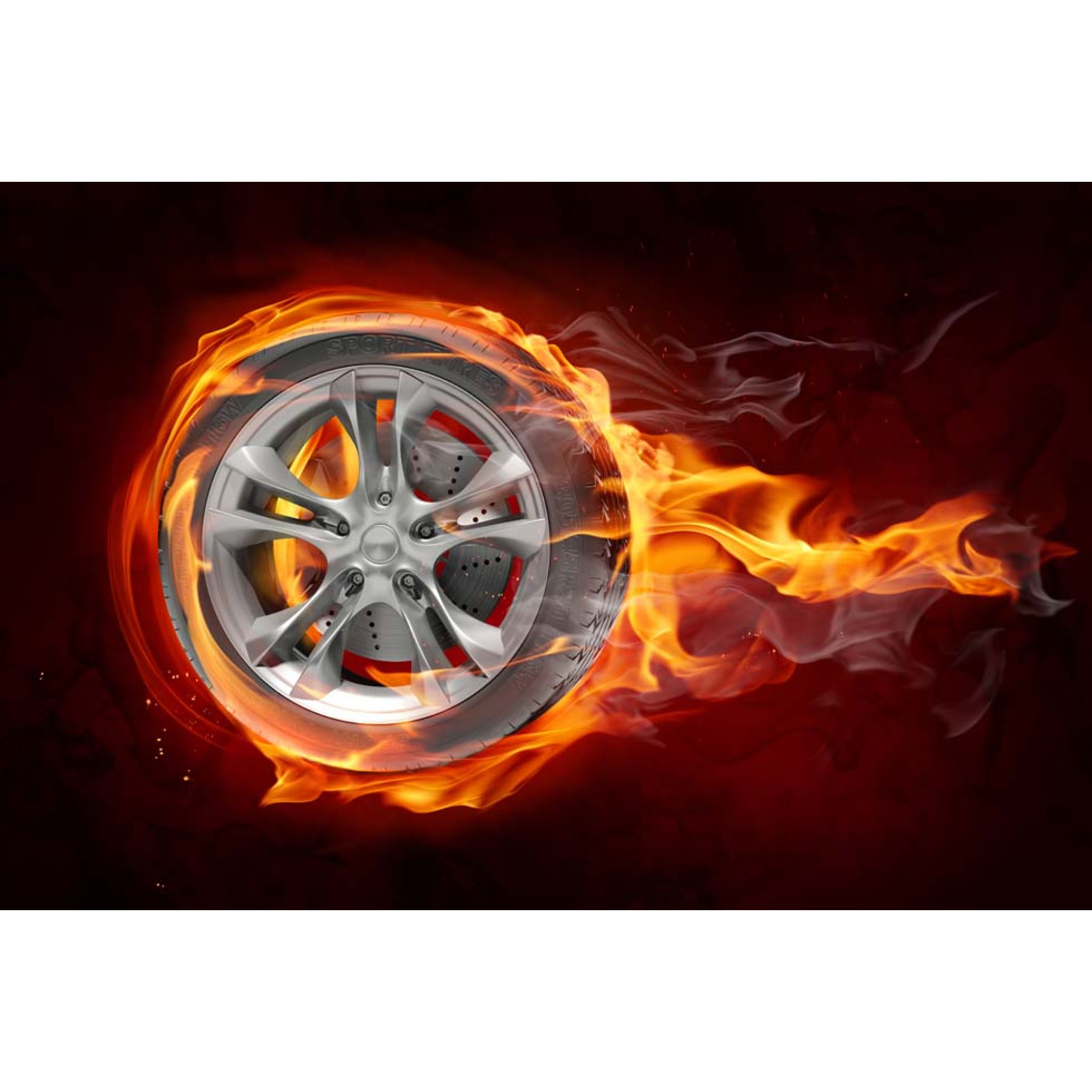 Alev - Duman - Su Kanvas Tablo