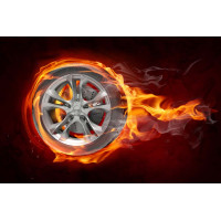 Alev - Duman - Su Kanvas Tablo