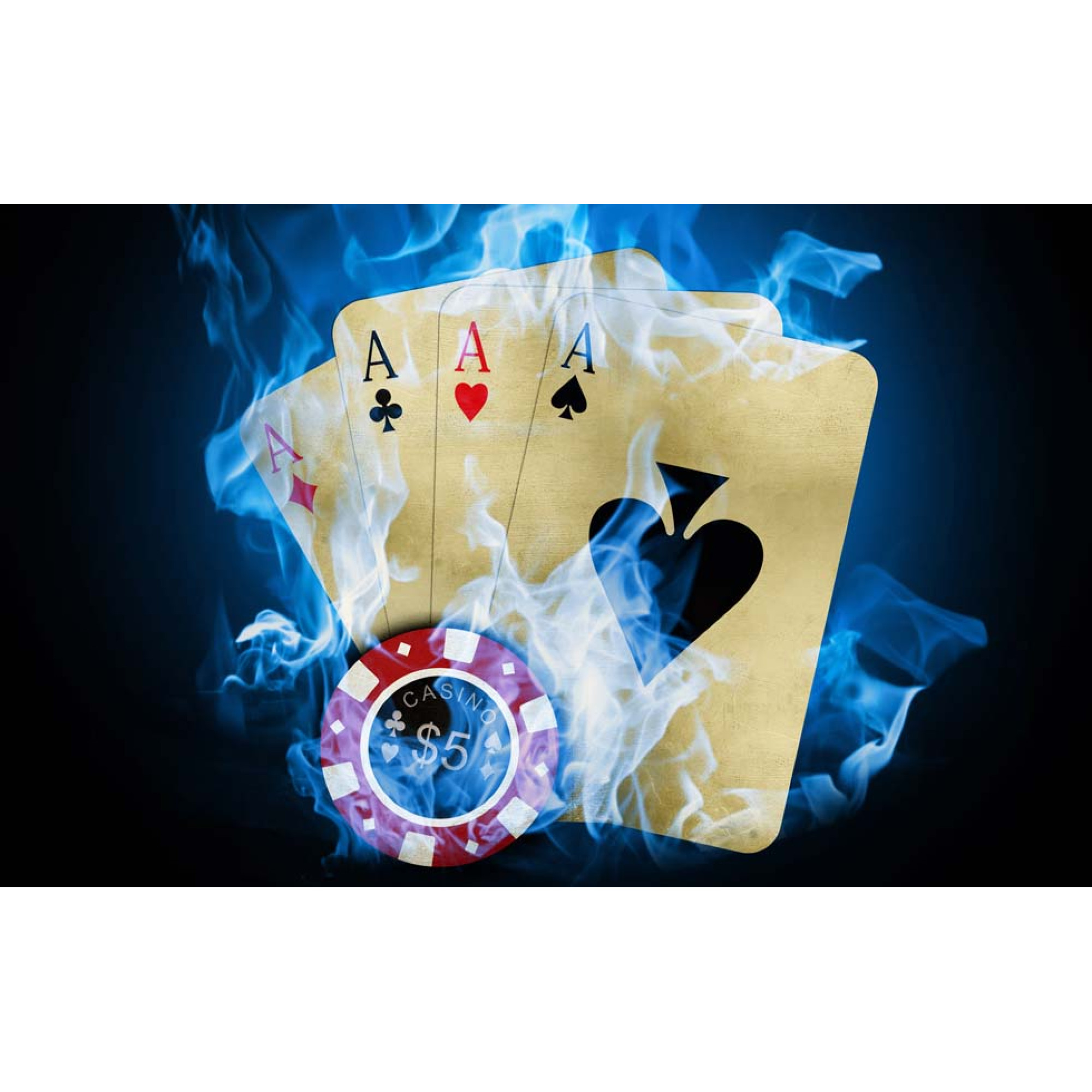 Alev - Duman - Su Kanvas Tablo