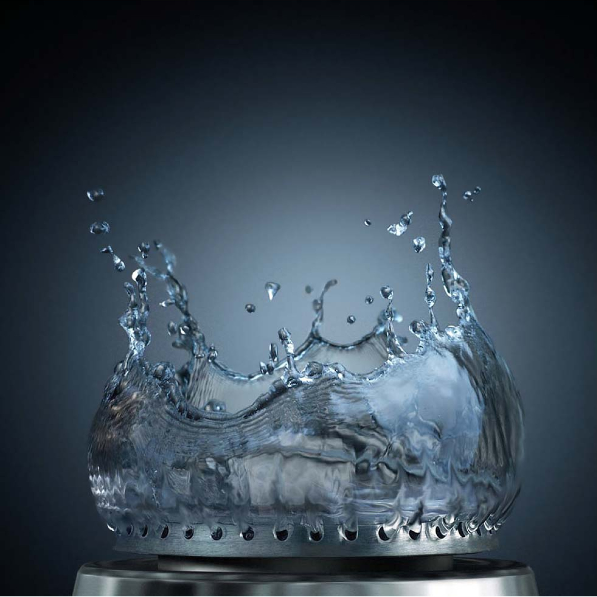 Alev - Duman - Su Kanvas Tablo